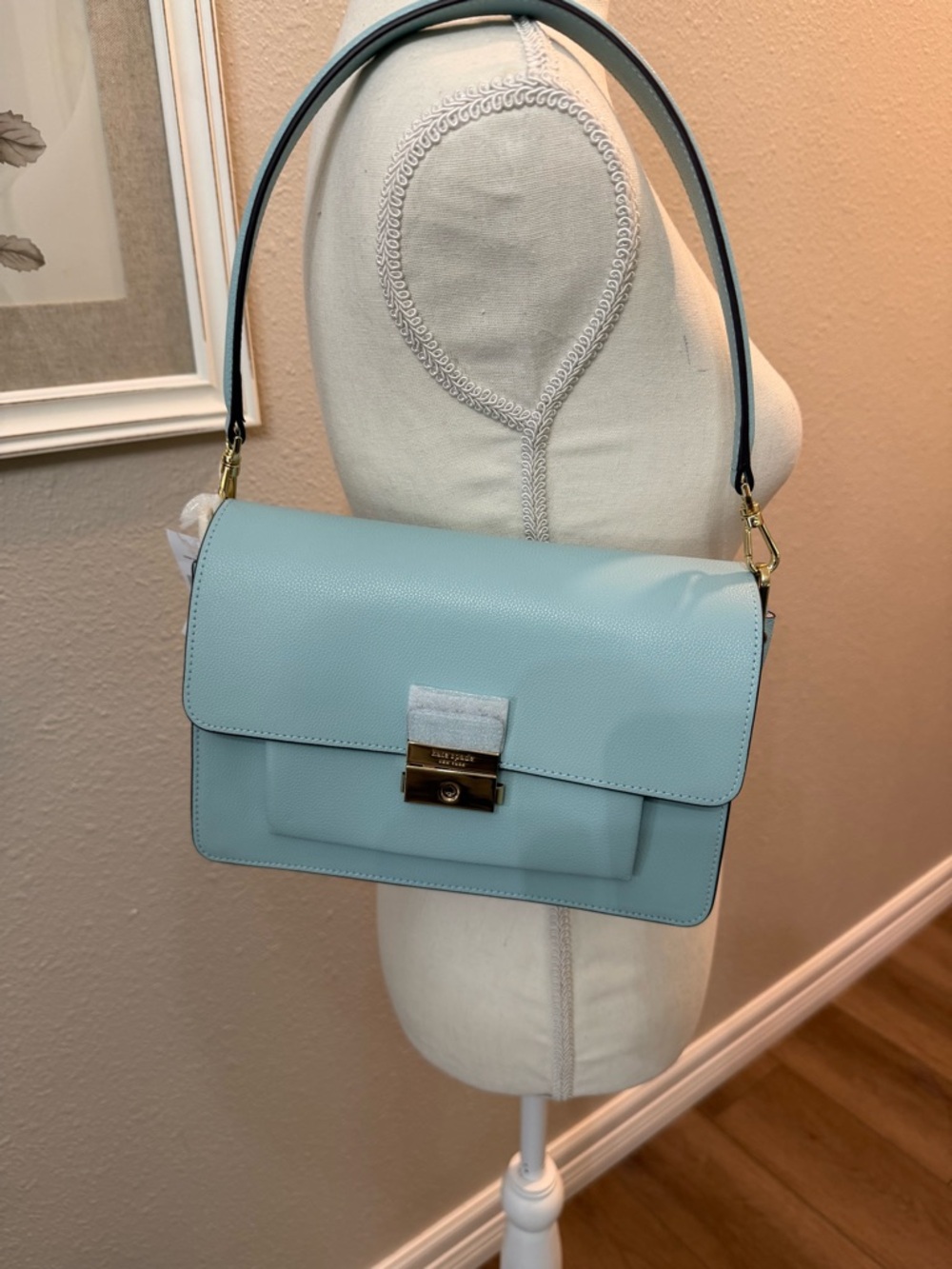 Kate Spade Voyage Small Grain Textured Leather Top Handle Crossbody Purse NWT